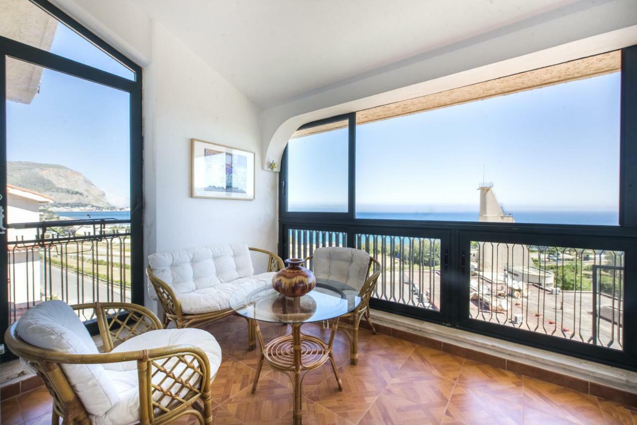 Casa Con Terrazza Sul Mare All'Addaura Palermo Exterior foto