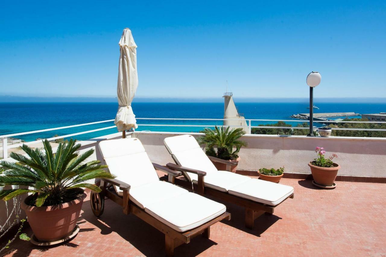 Casa Con Terrazza Sul Mare All'Addaura Palermo Exterior foto